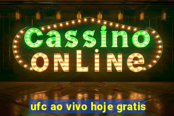 ufc ao vivo hoje gratis